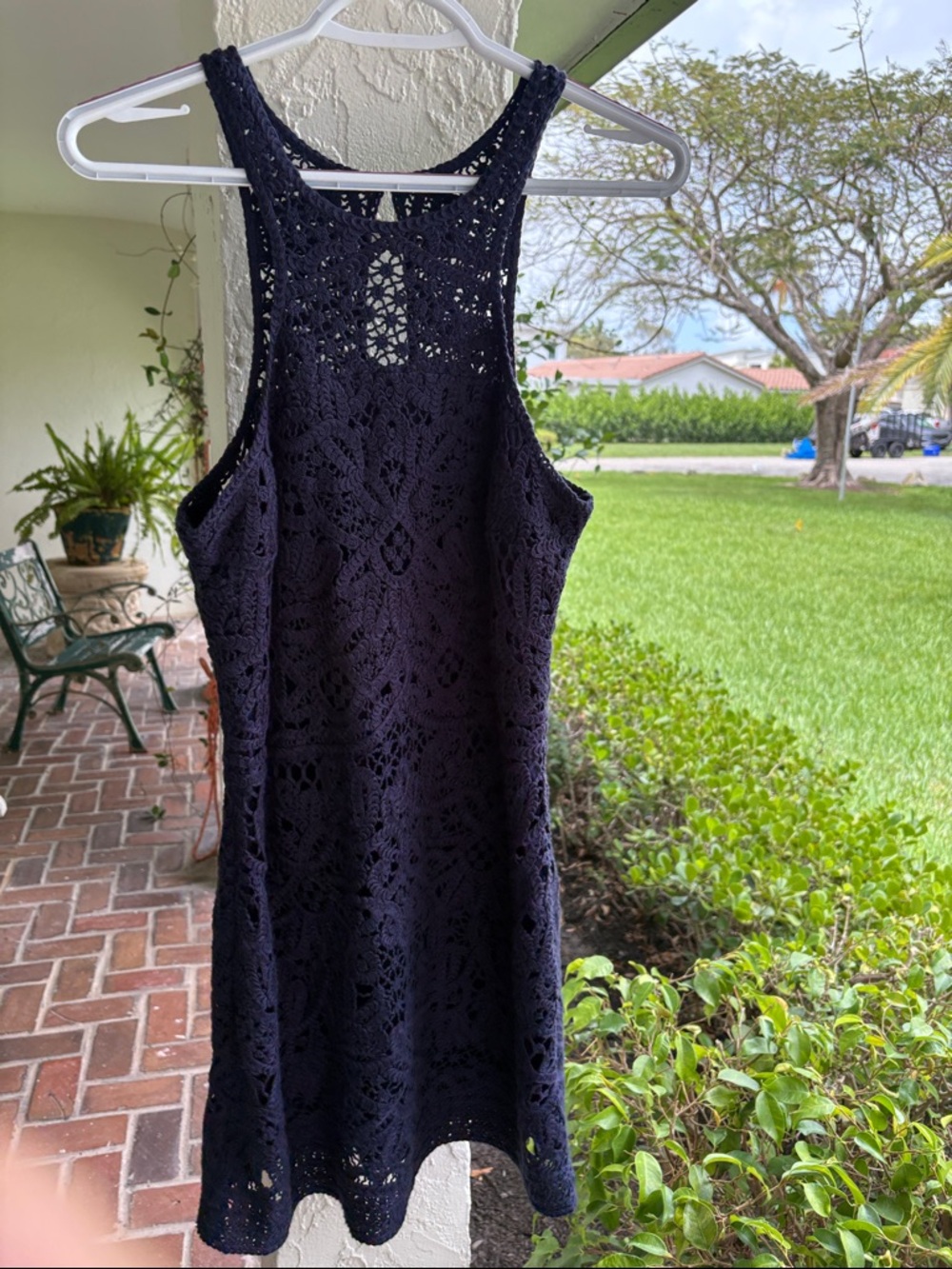 Lilly Pulitzer Lace Tank Dress - ink blue